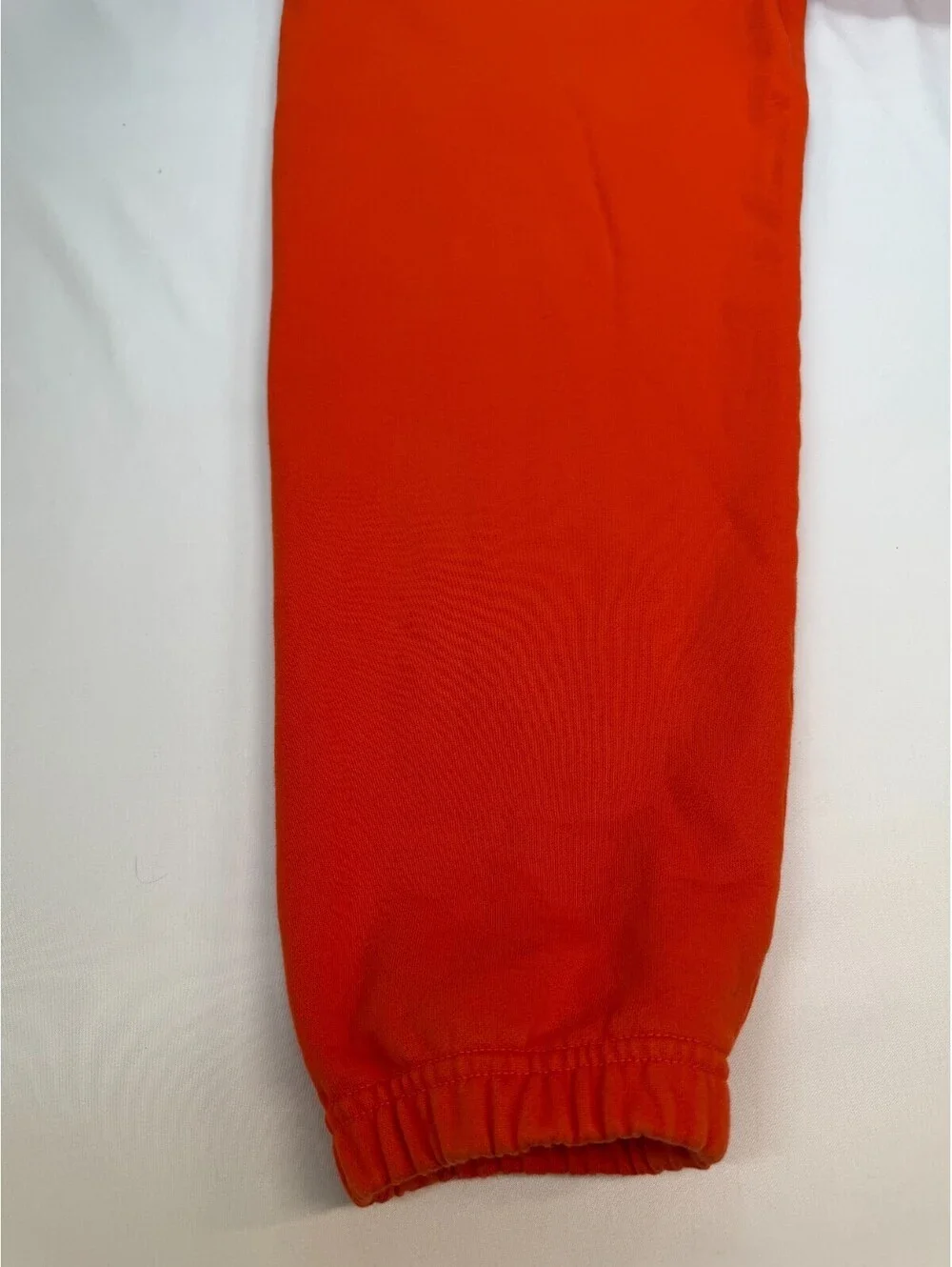 Nike Men's Sweatpants Pull On Tapered Solid Stretch Fleece Size L Orange